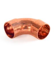 Отвод медный 90 двухраструбный D=28