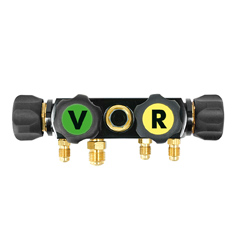 Манометрический коллектор корпус 4-х вент.