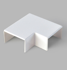 Поворот на 90град для  РКК-40х25(белый) ПВР-40х25