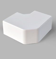 Поворот на 90град для  РКК-74х55 (белый) (Основная) (упак. 4 шт)