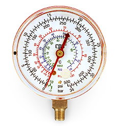 Манометр 1 кл 80мм R-410a RGAH