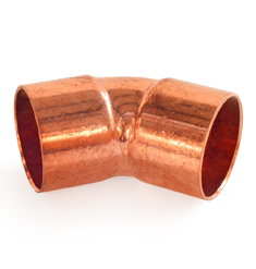 Полуотвод медный 45 D35